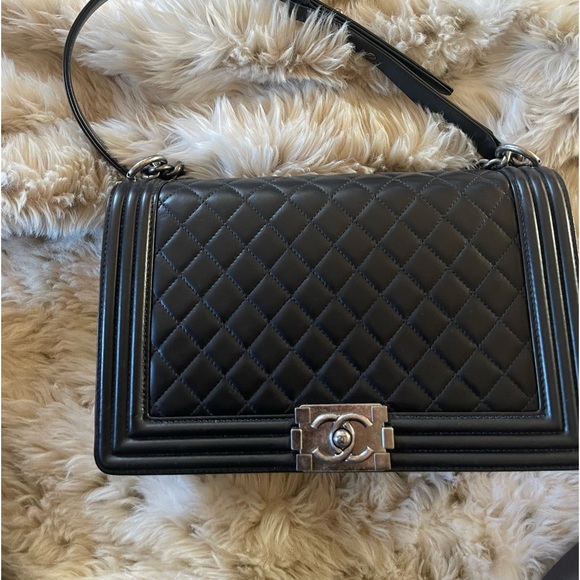 CHANEL Bags Authentic Chanel Boy Bag Poshmark